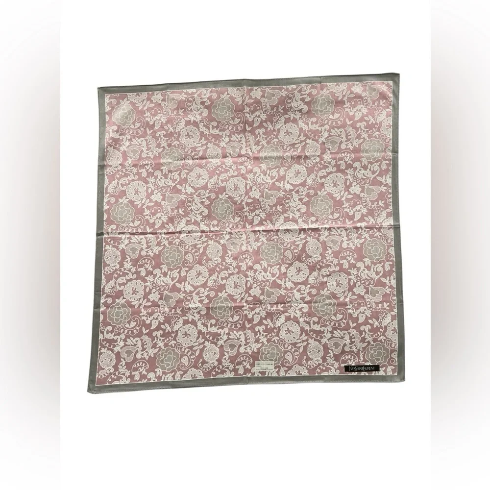 💙YSL Small Cotton Scarf - Picture 3 of 7